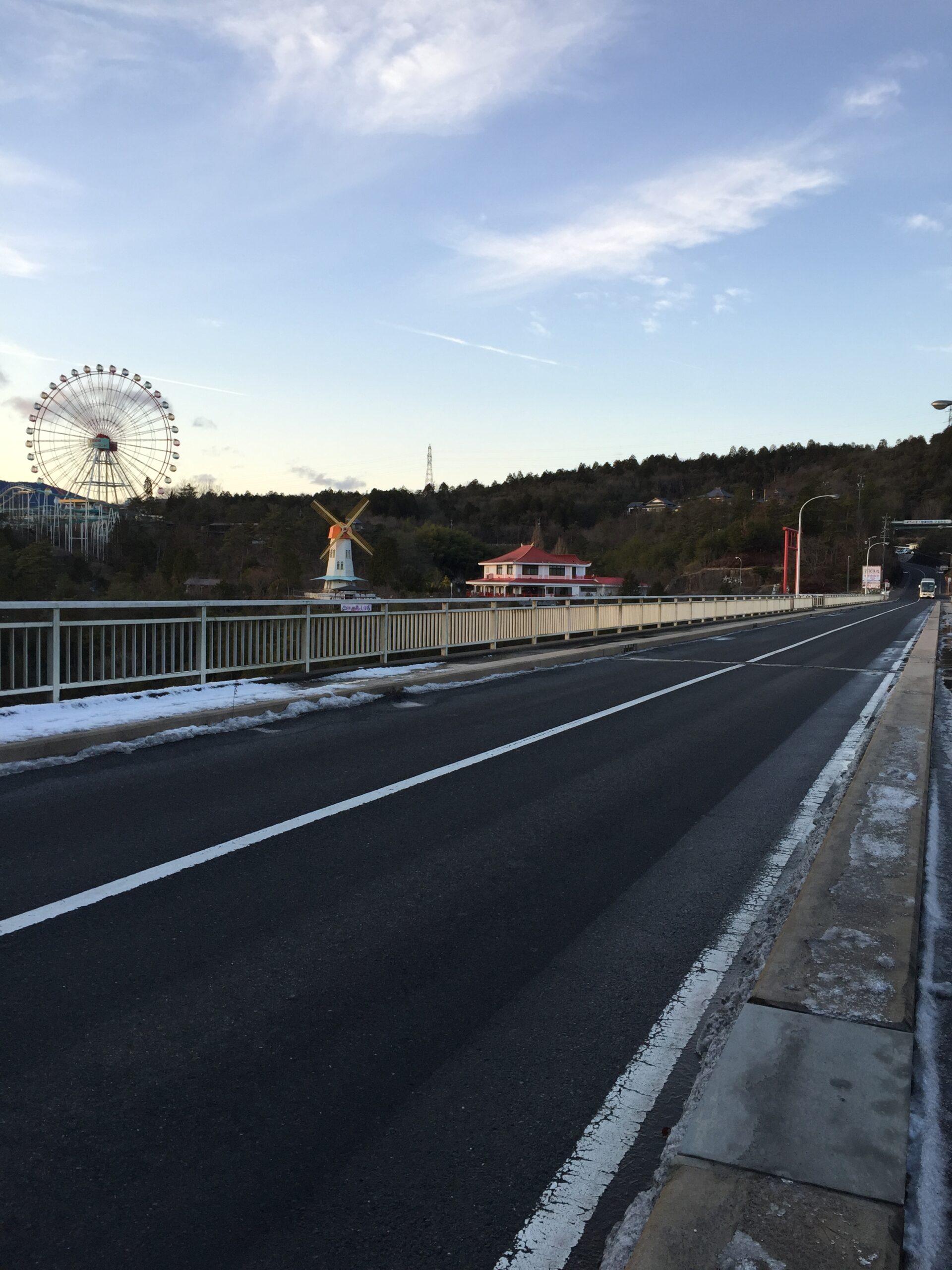 (１月２２日夕方) 路面のようす